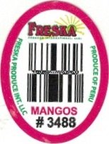Freska freska produce int. llc produce of peru mangos #3488