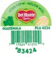 Del Monte quality honeydew melon miel guatemala plu 4034 717524413109 #83424