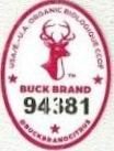 Buck brand usa/e-u.a. organic 94381 www.buckbrandcitrus