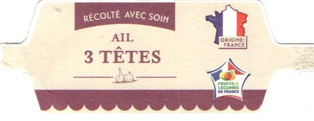 ail 3 tetes recolte avec soin origine france fruits & legumes de france