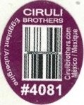 Ciruli brothers eggplant aubergine mexico mexique #4081