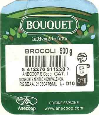bouquet cultivons le futur brocoli 500g 8412276311223 anecoop origine espagne