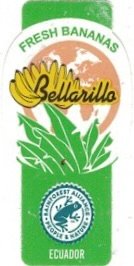 Bellarillo fresh bananas rainforest alliance people & nature ecuador