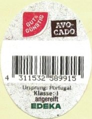 Edeka gut & gunstig avocado 4311532589915 ursprung: portugal klasse: 1 angereift