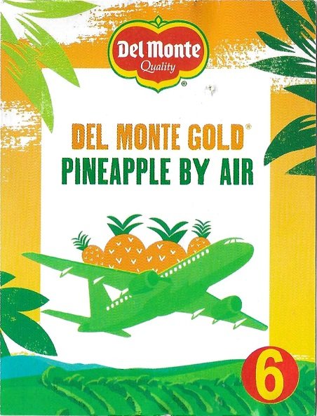 del monte gold pineapple by air 6 product of kenya 5050372130053