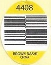 4408 brown nashi china