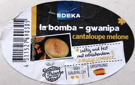Edeka la bomba gwanipa cantaloupe melone 4311527690305
