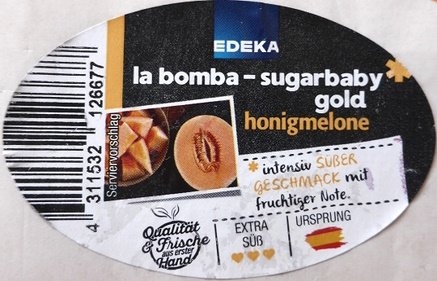 Edeka la bomba sugarbaby gold honigmelone 4311532126677