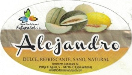 Alejandro dulce, refrescante, sano, natural hortalizas futura sol el ejido almeria