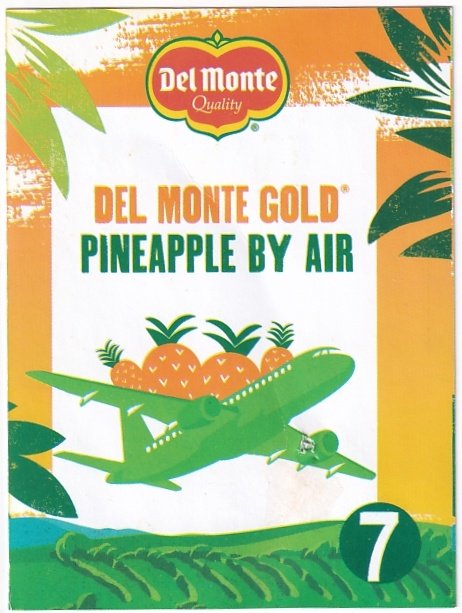Del monte gold pineapple by air 7 product of kenya 5050372130350