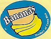 Bananas product of costa rica