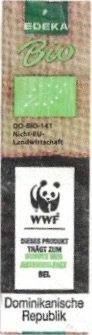 Edeka bio ec-bio-1491nicht-eu-land-wirtschaft wwf dieses produkt tragt zum schutz der artenvielfalt bel dominikanischer republik