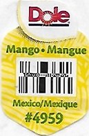 Dole mango mangue mexique #4959