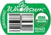 Wholesum organic usda organic 93423 mexico