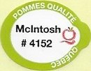 Pommes qualite quebec mc intosh #4152