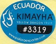 Kimayha yellow dragon fruit #3319 ecuador www.paloraexporter.com
