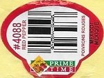 Prime time #4088 red pepper poivrons rouges mexique