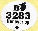 B 3283 honeycrisp