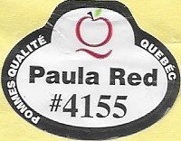 pommes qualite quebec paula red #4155