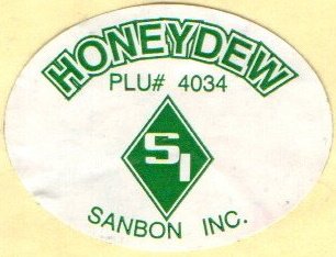 si honeydew plu#4034 sanbon inc.