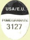 usa/e.u. pomegranate 3127