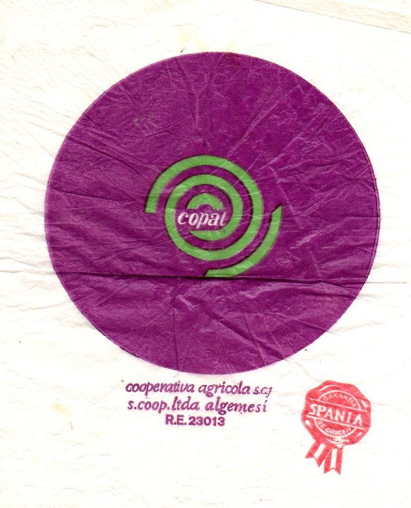 Copal cooperativa agricola algemesi spania