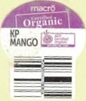 Macro certified organic kp mango aco certified organic