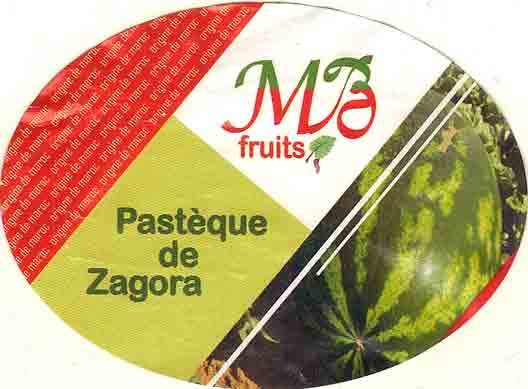 mb fruits pasteque de zagora origine maroc