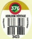 376 heirloom / heritage product of mexico produit du mexique 3423