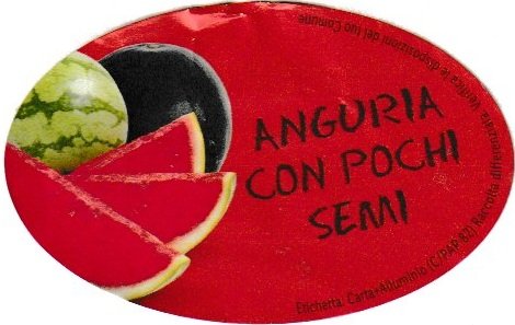 anguria con pochi semi etichetta: carta+alluminio c/pap 82