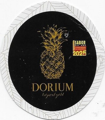 Dorium tropical gold sabor 2025 extra sweet pineapple product of panama 8436575110608