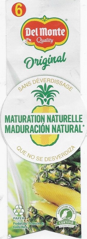 Del monte original sans deverdissage product of costa rica 5050372130954