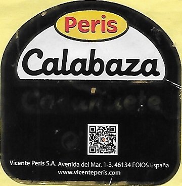 Peris calabaza cacahuete espana www.vicenreperis.com