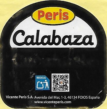 Peris calabaza cacahuete recicla espana www.vicenreperis.com