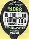 Harves time #4088 00848406056654red bell peperproduce of mexico