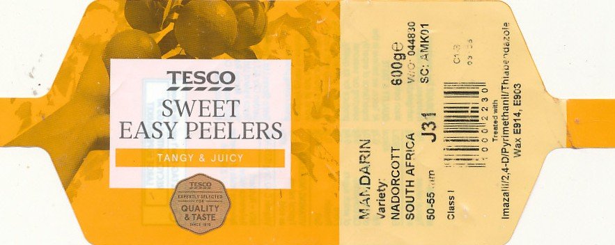 tesco sweet peelers tangy & juicy 10002230
