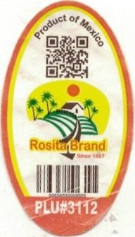 Rosita Brand since 1967 product of mexico 00858335003025 plu #3112