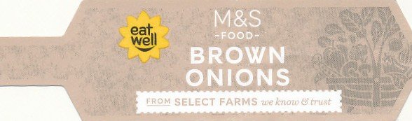 m & s food eat well brown onions