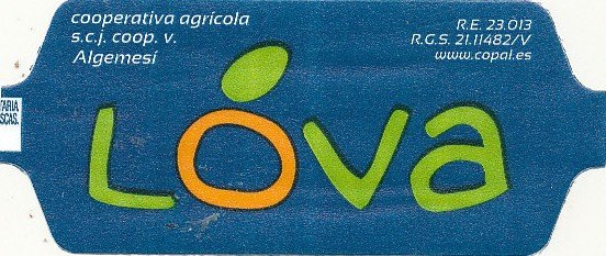 Lova cooperativa agricola algemesi spania