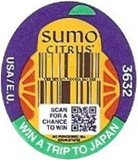 Sumo Citrus usa/e.u. 3632 scan for a chance to win a trip to japan