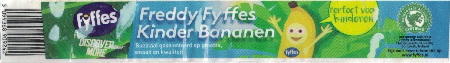 Fyffes freddy fyffes kinder bananen discover more oorsprong colombia 5099368909242