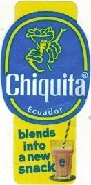 Chiquita ecuador blends into a new snack