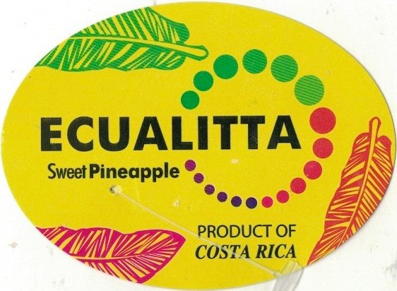Ecualitta sweet pineapple product of costa rica donatelle fruit a gift from nature