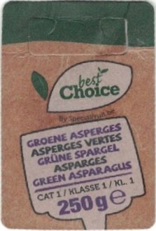 Best Choise groene asperges origin peru perou 5400279008311