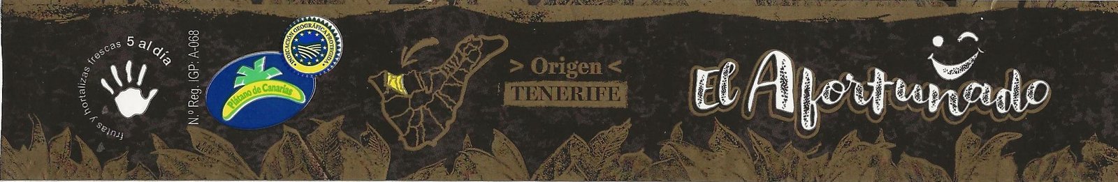 el afortunado platano de canarias origen tenerife
