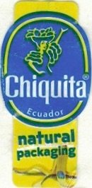 Chiquita ecuador natural packaging