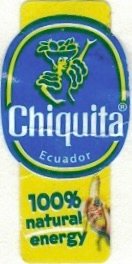 Chiquita ecuador 100% natural energy