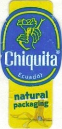 Chiquita ecuador natural packaging