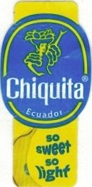 Chiquita ecuador so sweet so light