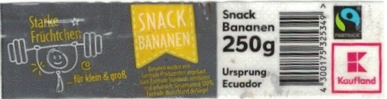 Kaufland starke fruchten fur klein & gross sanck bananen ursprung ecuador 4300175325349 fairtrade